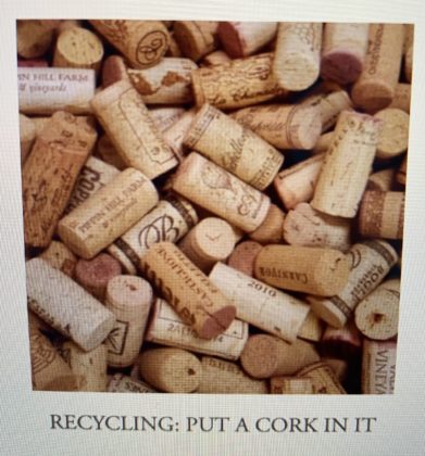 Rye Sustainability Committee Recycling Put a Cork In It