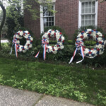 Rye Memorial Day 2020 wreath laying with Commander Fred de Barros, Adjutant Tim Moynihan, and Legionnaire Terry McCartney 3