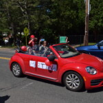 Midland School Graduation Car Parade June 2020 A Midland Red Convertible