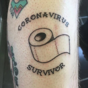 Coronavirus tattoo