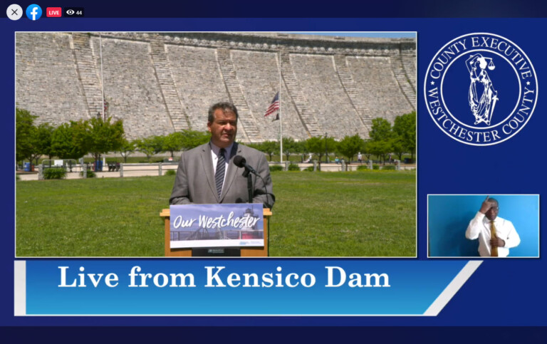 George Latimer COVID-19 briefing June 16, 2020 - Kensico Dam