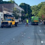 Purchase Street closure in Rye, NY June 2020