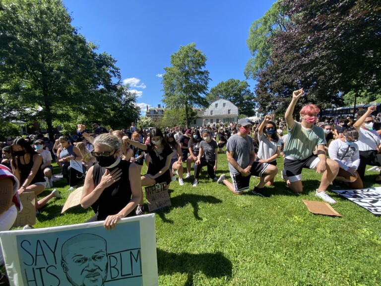 Black Lives Matter March Rye, NY June 13, 2020 Village Green