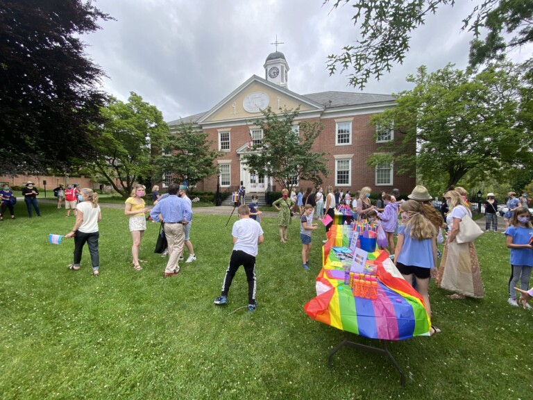 Rye City presentation of the city council resolution declaring June LGBTQ+ Pride Month. June 2020.