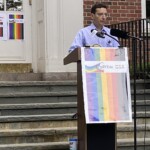 Rye City presentation of the city council resolution declaring June LGBTQ+ Pride Month. June 2020.