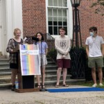 Rye City presentation of the city council resolution declaring June LGBTQ+ Pride Month. June 2020.