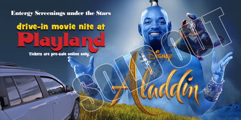 Playland Drive-in movie Aladdin