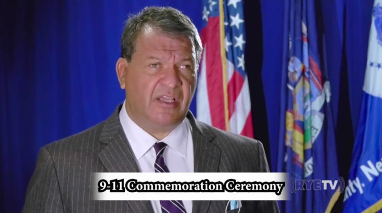 Rye 9-11 virtual ceremony 2020 George Latimer, Westchester County Executive