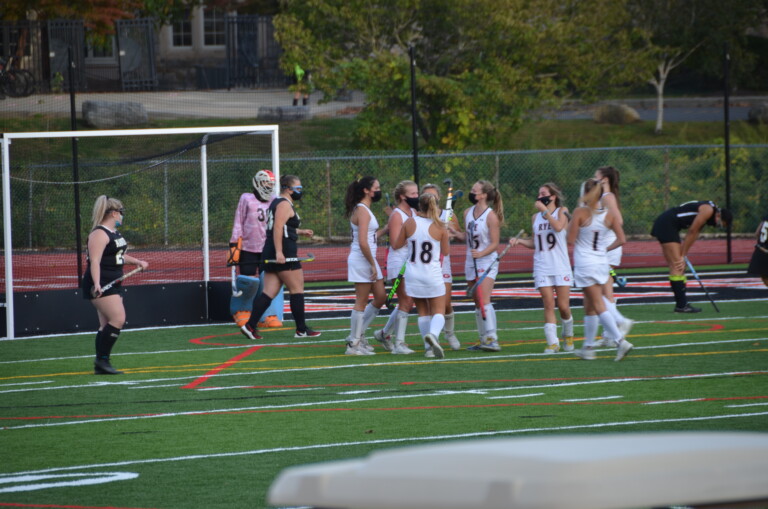 Varsity Field Hockey in 4-0 Win Over Nanuet on New Turf at Nugent