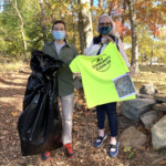 Disbrow Clean Up 11-07-2020 - 4 - City of Rye Mayor Josh Cohn and Town of Rye Councilmember and Sustainability Chair Pamela Jaffee