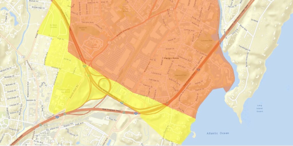 Port Chester Orange Zone Abutting Rye