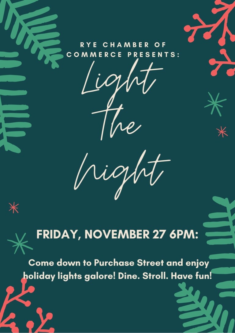 Rye Chamber of Commerce - 11-27-2020 Light the Night