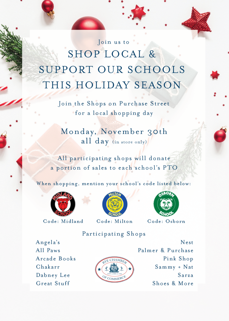 Rye Chamber of Commerce - 11-30-2020 Shopping+Day+PTO