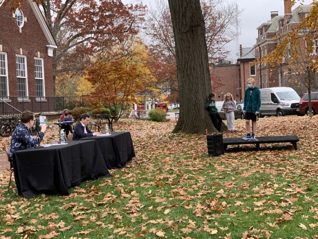 Rye Free Reading Room Spelling Bee 2020 1 seventh-grader Calvin Holler