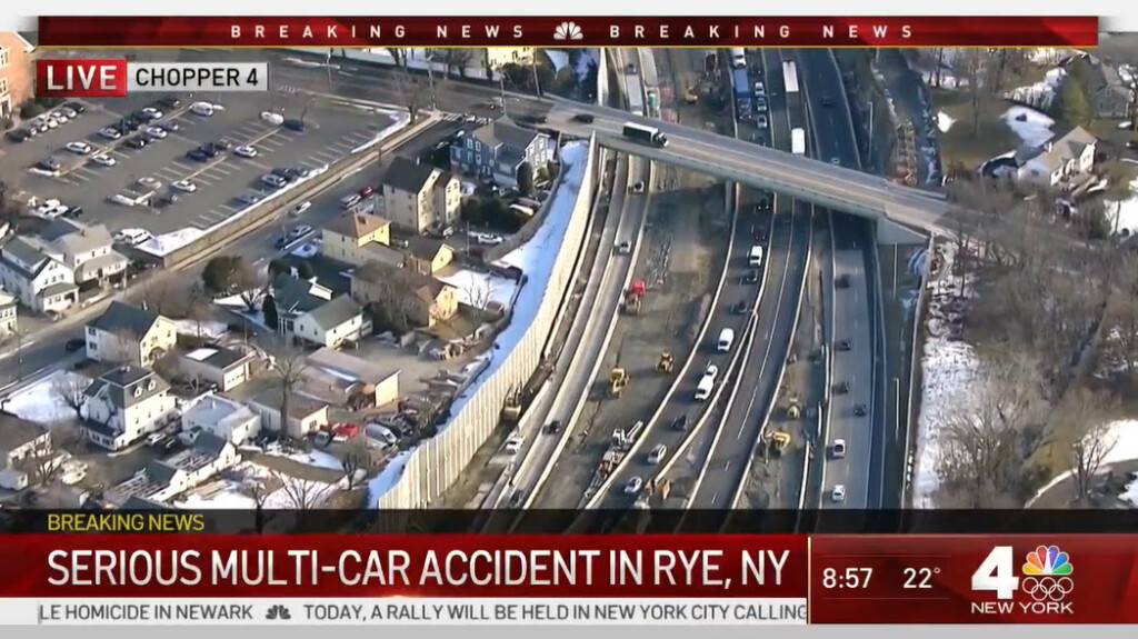 I-95 accident February 17, 2021 -- 1 WNBC