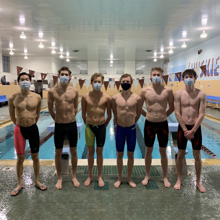 Rye Boys Varsity Swimming - Sectional Finalists 2021