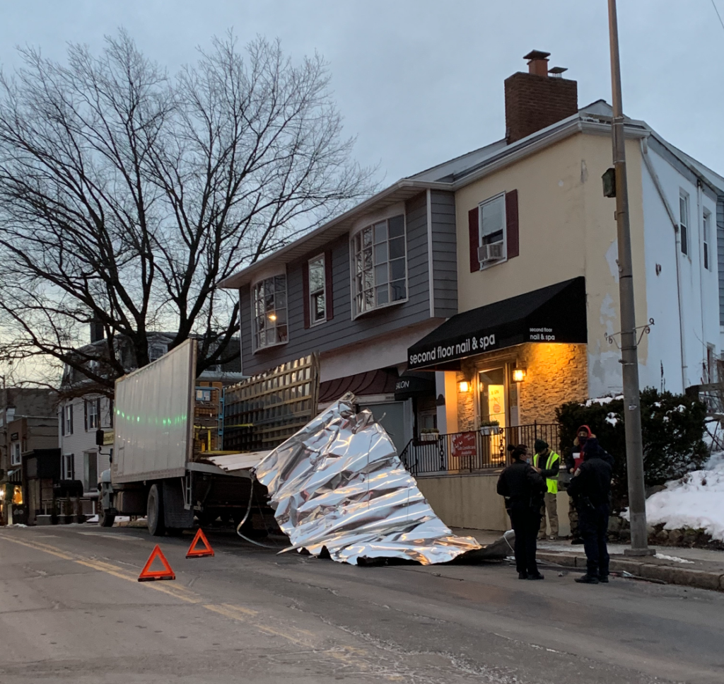 Purchase Street Bridge Strike 02-14-2021 - 2