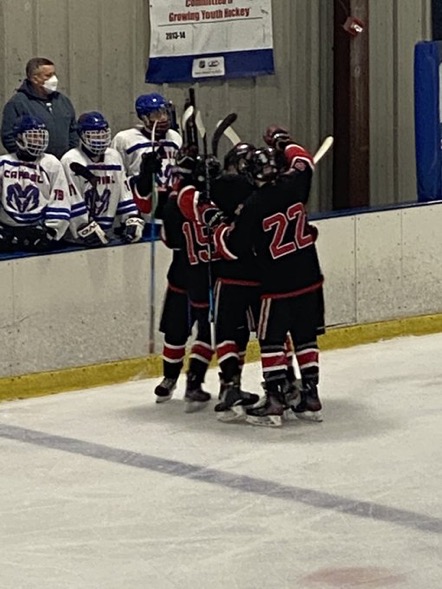 Boys Varsity Hockey Freezes Carmel on Senior Night