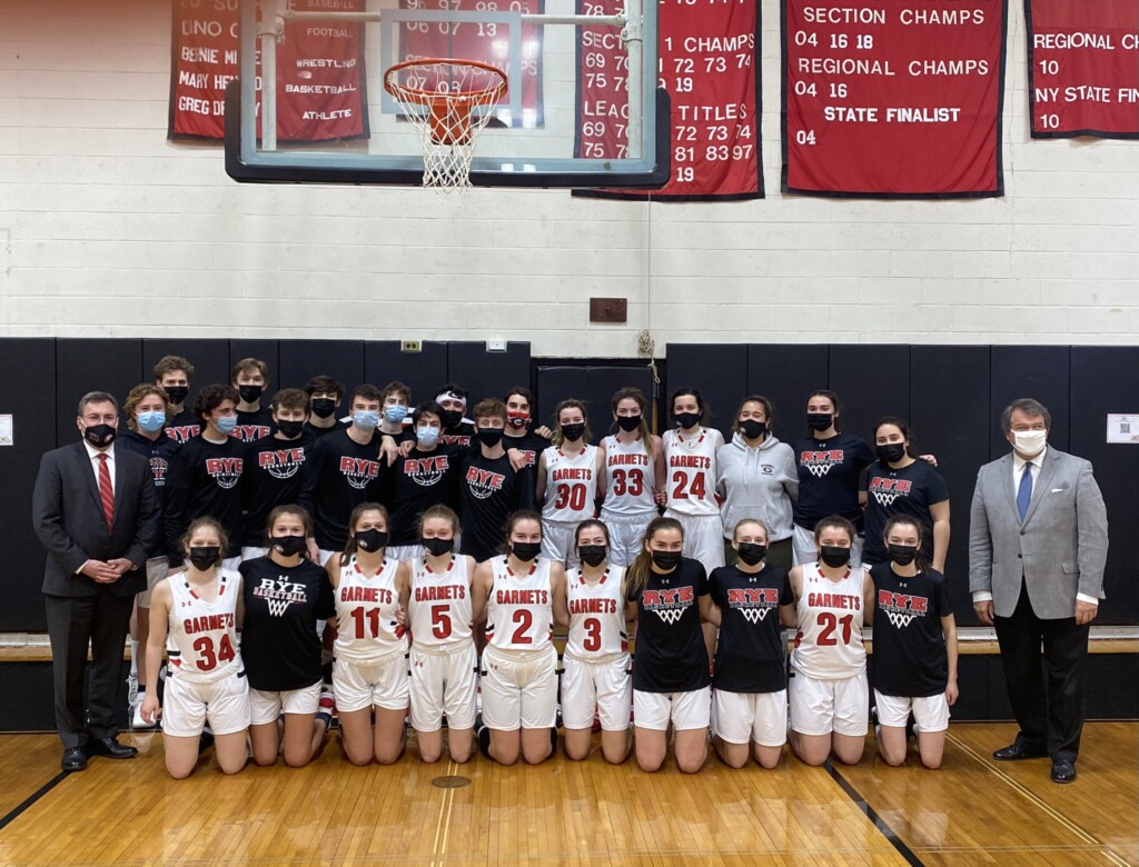 Rye Varsity Girls & Boys Basketball with Byrne and Latimer 03-04-2021