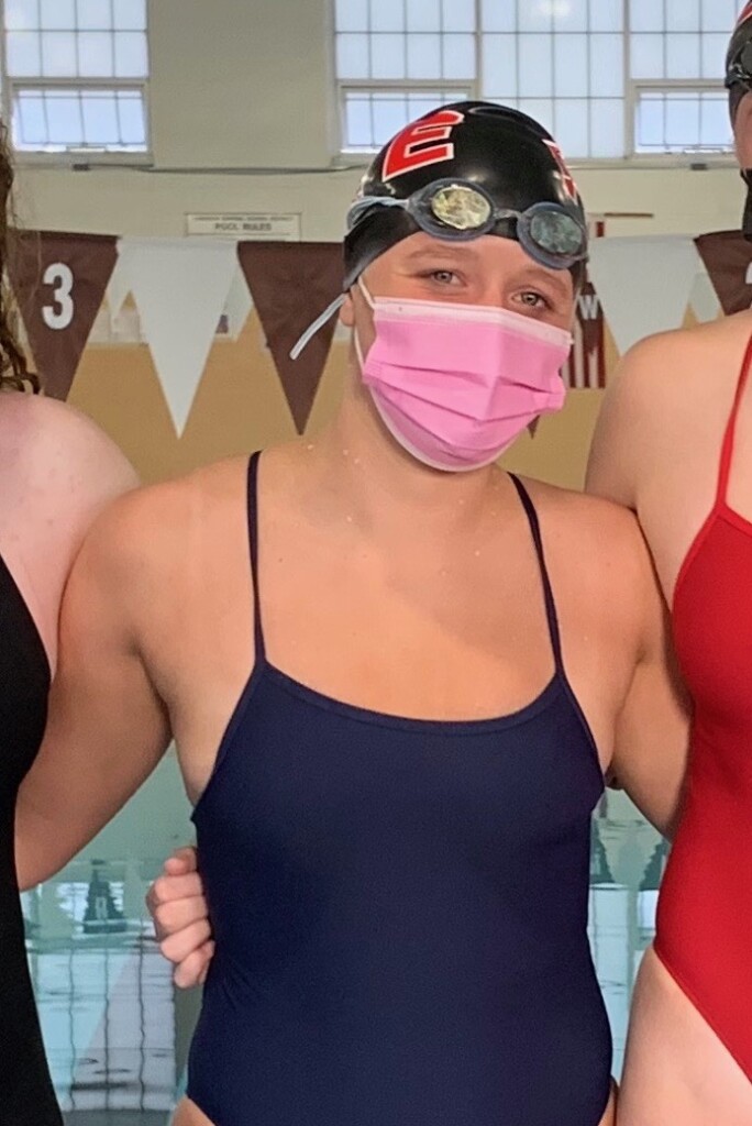 Rye Girls Varsity Swimming & Diving MVP, Junior Lente Geelen 2021 