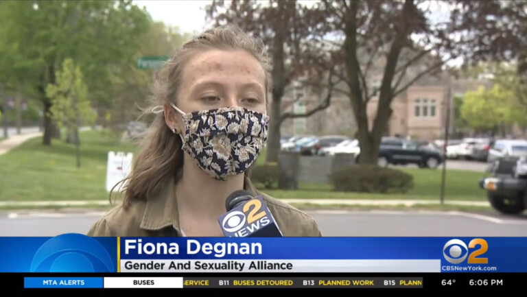 Pride Rye High School GSA Fiona Degnan