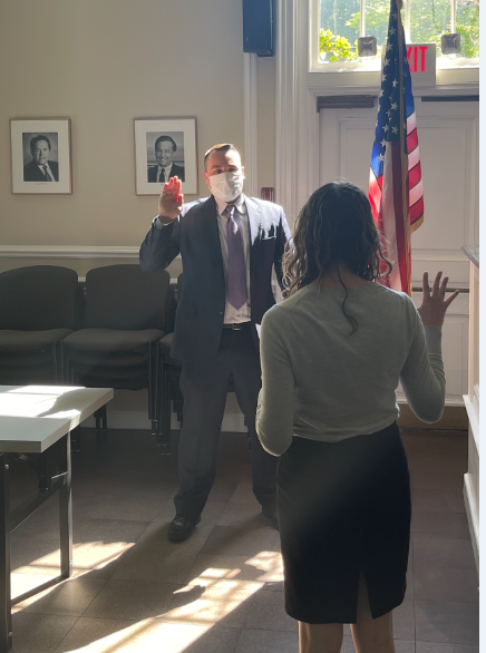 Rye Police Officer Justin Keeney Swearing In 05-17-2021