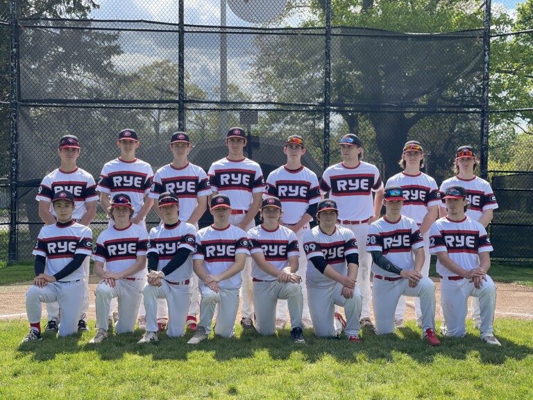 Rye Varsity Baseball team photo 2021