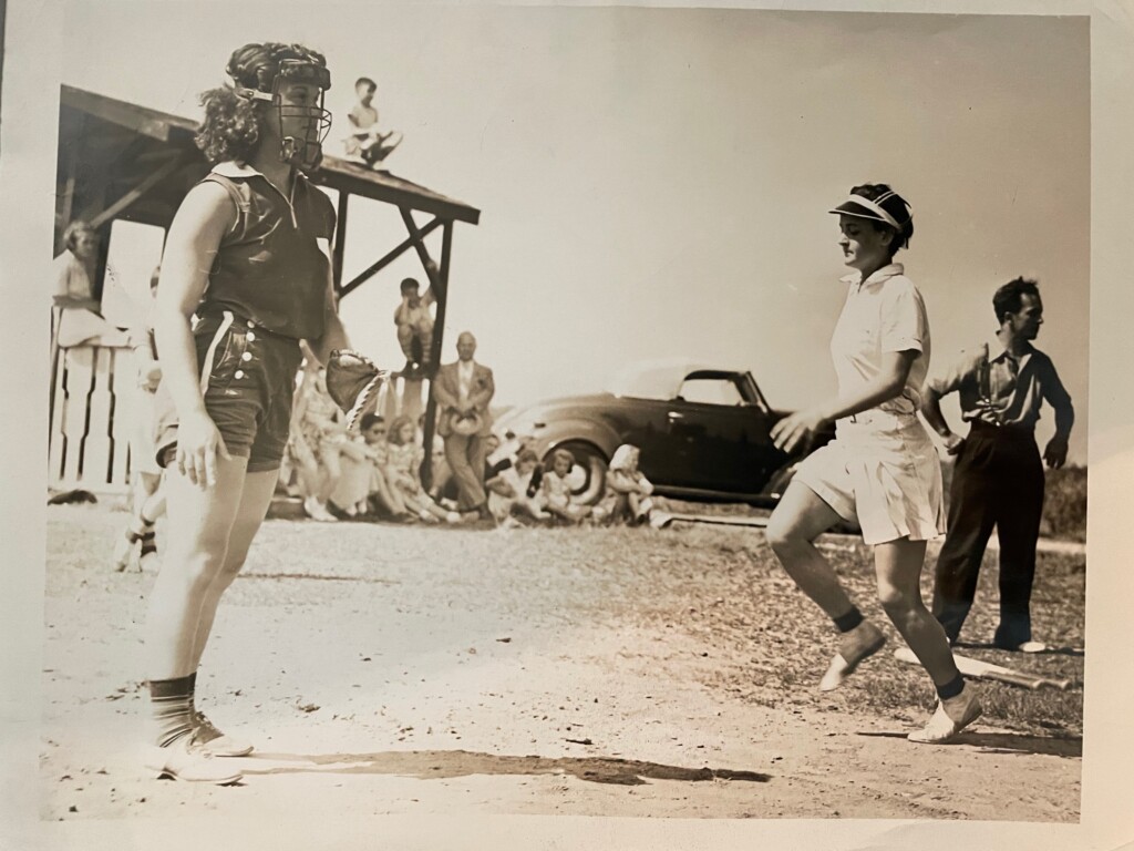 Rye softball play from the 1930s team, the Colleens