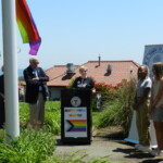 Rye Town Park Pride Flag Raising June 5, 2021