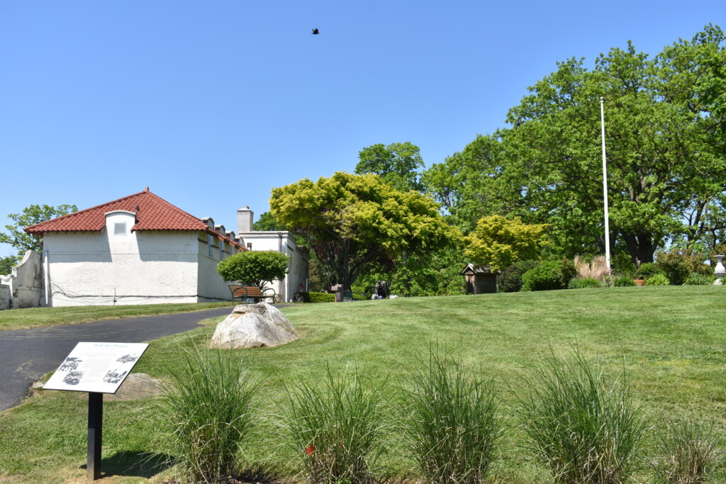 Rye Town Park - the flagpole across from The Barley Beach House. Credit: Pei Pei Martin