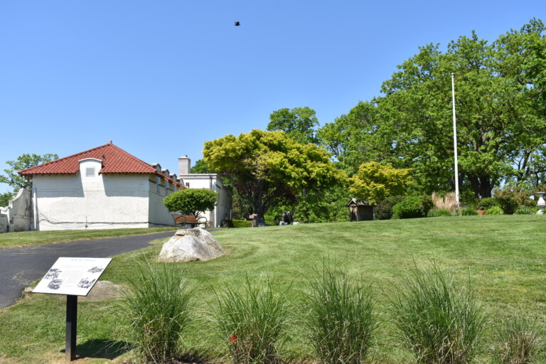 Rye Town Park - the flagpole across from The Barley Beach House. Credit: Pei Pei Martin