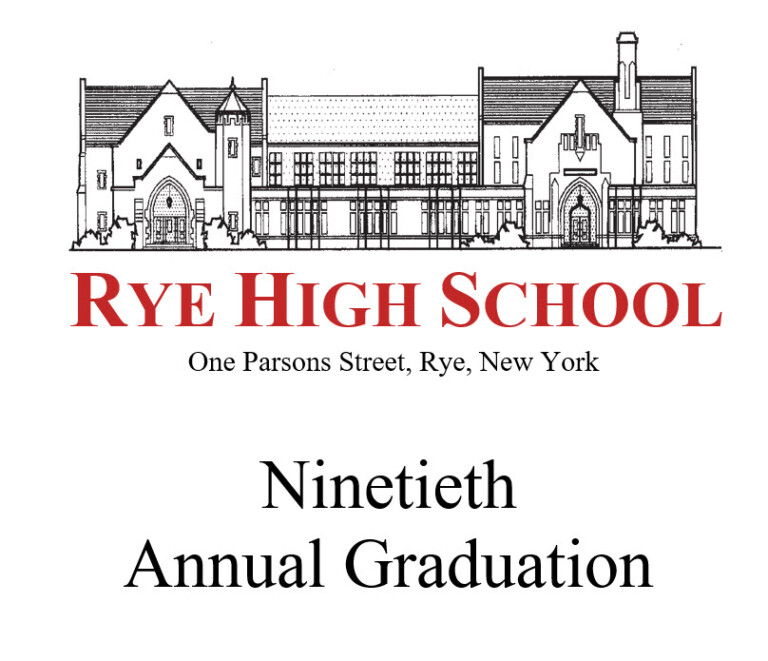 Rye High School Graduation June 19, 2021