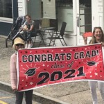 Rye High School graduation parade Sunday, June 13, 2021 -- 9