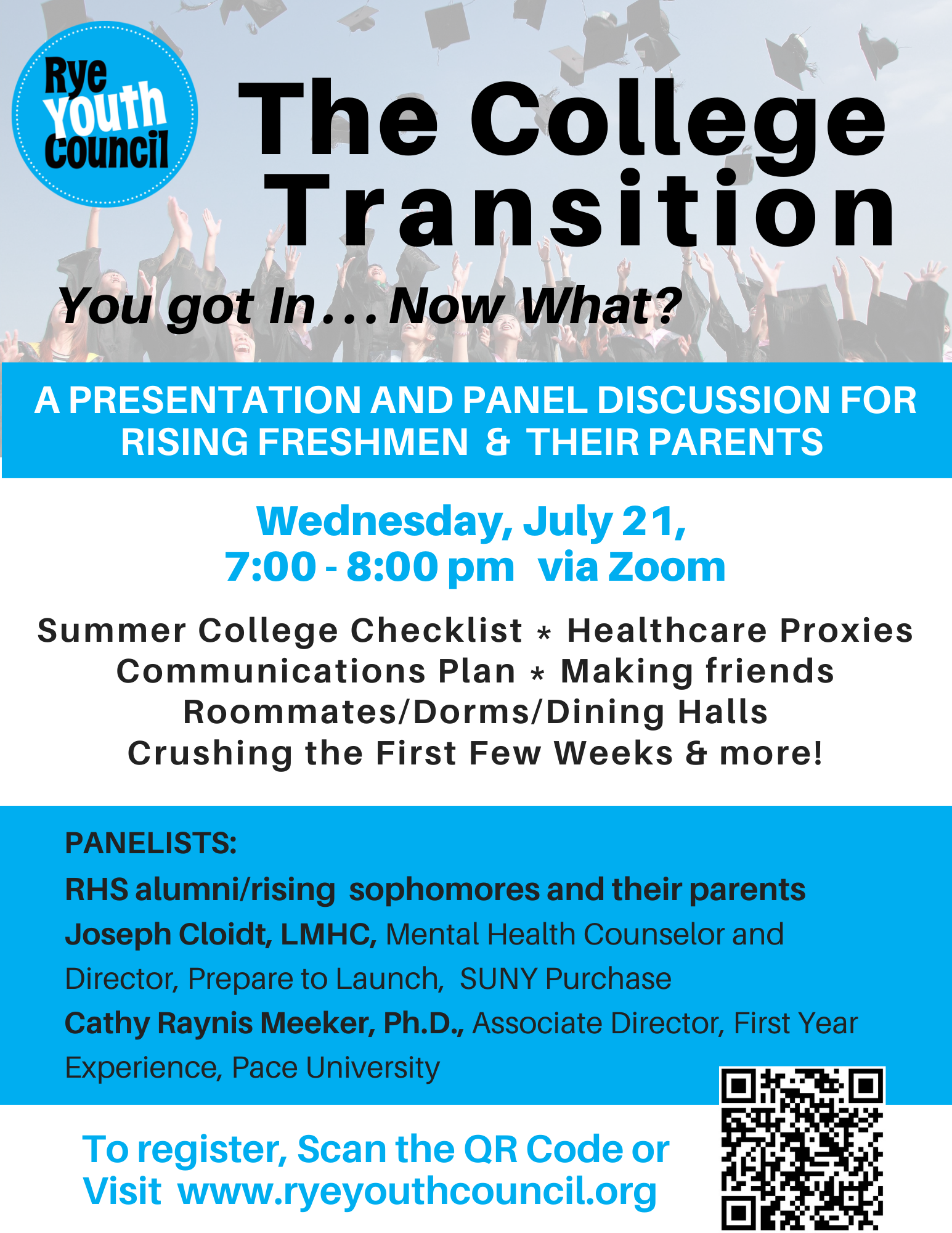 Rye Youth Council - College-Transition-2021-promo