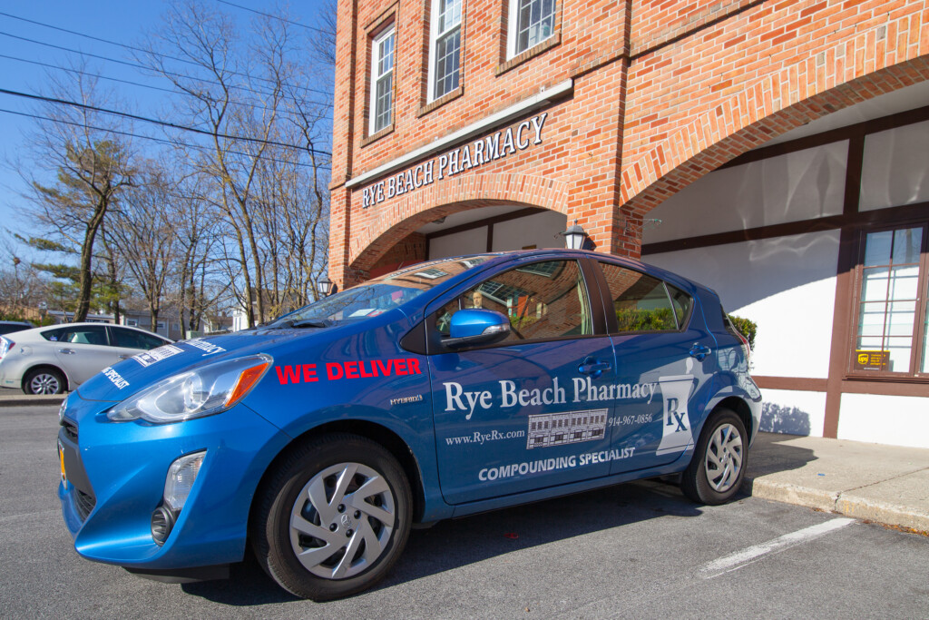 Rye Beach Pharmacy delivery car 2021