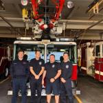 Rye FD senior firefighter John Castelhano
