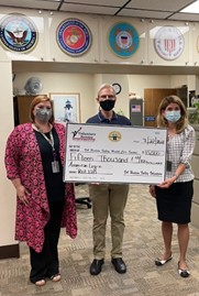 Rye American Legion Post 128 donate to Veterans Administration Hospital August 2021