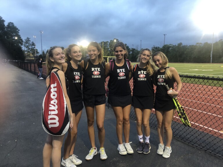 Rye Girls Varsity Tennis vs. Pelham 2021-09-24