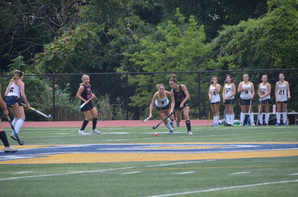 (PHOTO: Rye Girls Varsity Field Hockey zipped Pelham 1-0 on Friday.)