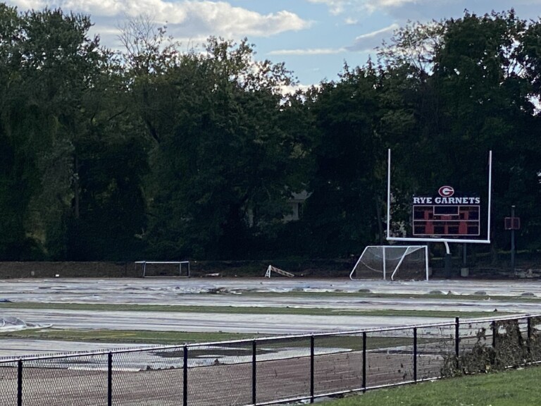 Hurricane Ida hits Rye September 2, 2021 - Rye High School Nugent Field IMG_1920