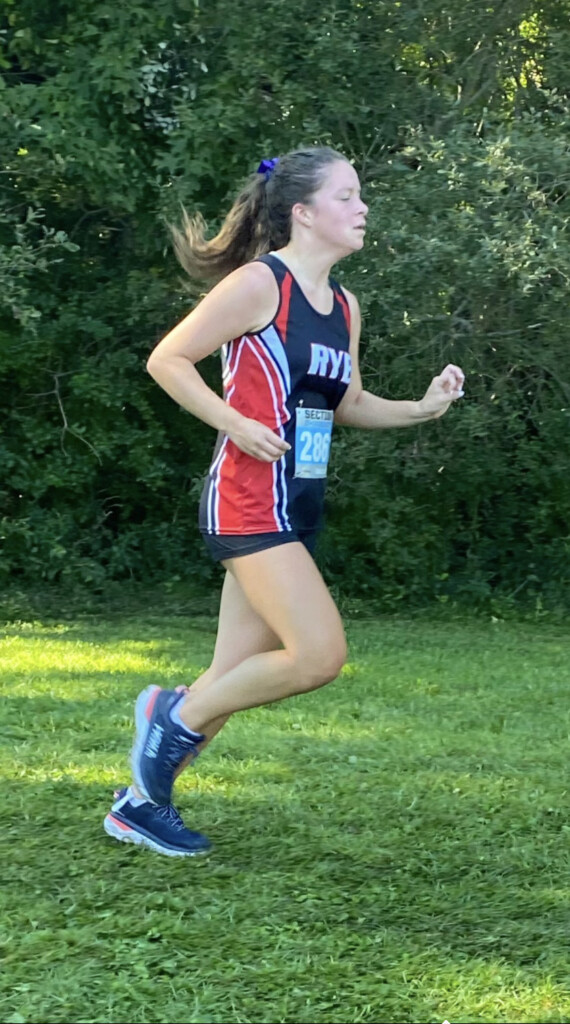 Rye Varsity Cross Country team member Cate Doyle 2021-09-11