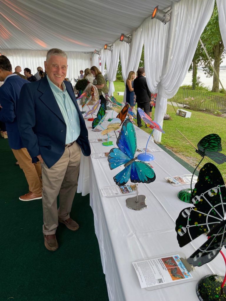 Rye’sAbove butterfly auction at the Wainwright House 2021-09-21 - 1 - Dino Garr