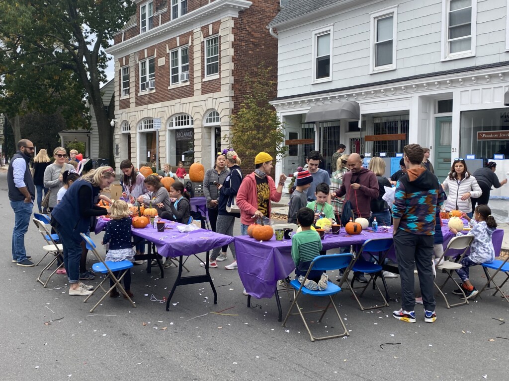 68th Anniversary Halloween Window Painting - Rye, NY - by Rye recreation October 24, 2021