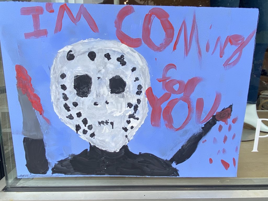 68th Anniversary Halloween Window Painting - Rye, NY - by Rye recreation October 24, 2021