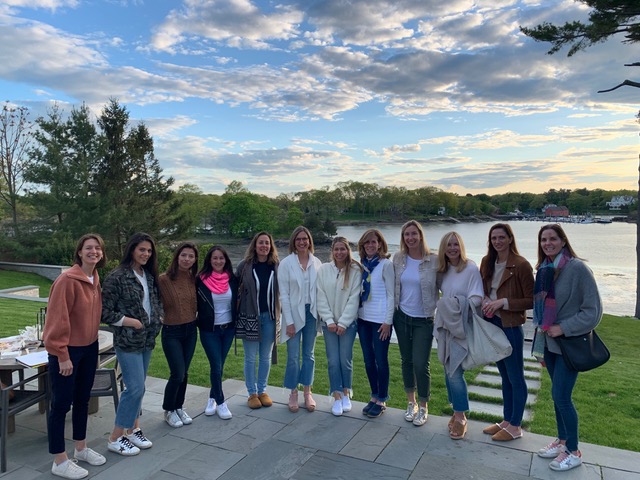 (PHOTO: MOMS Auxiliary Board members: Joanna Roberson, Tara Galerne, Michele Allison, Debbie Bahl, Erika Lee, Jennifer Swanson (President), Nicole Gibbs (Board of Director for MOMS), Nancy Tirone, Cameron Scansaroli, Kerry Tepedino, Meghan Charles, and Julia Morrow.)