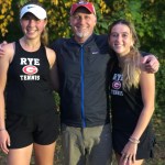 Rye Girls Varsity Tennis vs. Byram Hills - Section 1 doubles title 2021-10-13 -- 2