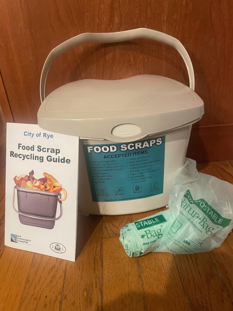 (PHOTO: Great idea for rotten food. Food scrap recycling kits will be offered to residents this Sunday at the farmer's market.)