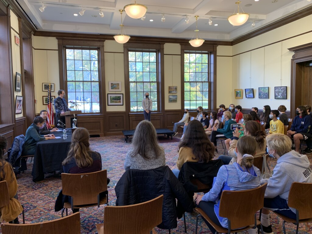 (PHOTO: The Rye Free Reading Room's 4th Annual Spelling Bee on November 11, 2021.)