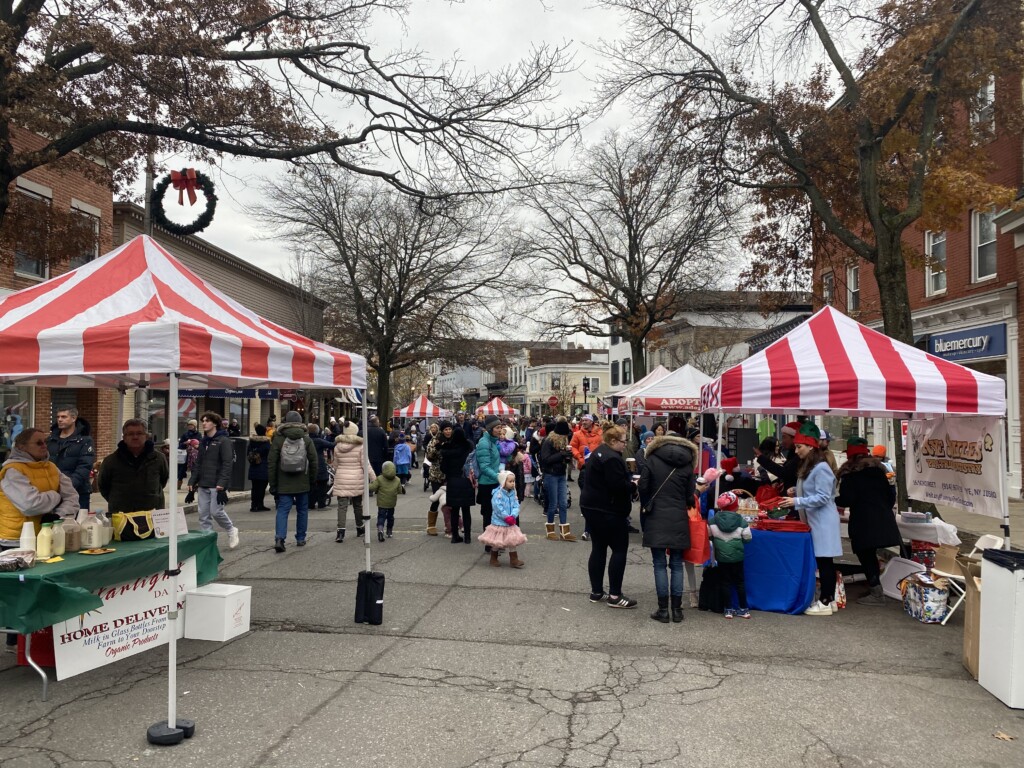 Mistletoe Magic in Downtown Rye on Sunday, November 28, 2021.