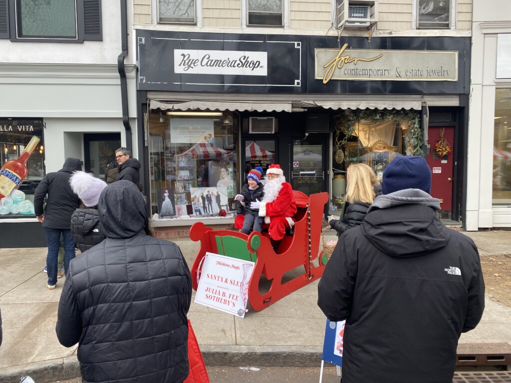 Mistletoe Magic in Downtown Rye on Sunday, November 28, 2021.